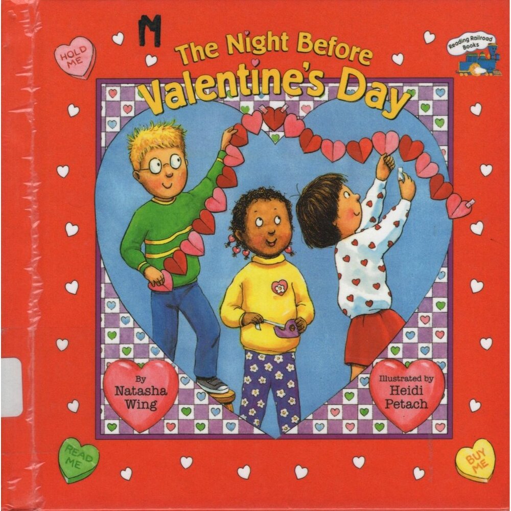 The Night Before Valentine's Day by Natasha Wing Hardcover Children Literature